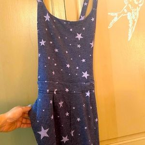 Free People knit overalls w/stars!